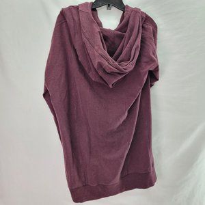 Lululemon Cowl Neck Women's Hoodie Maroon - Size 8